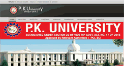 Desktop Screenshot of pkuniversity.org